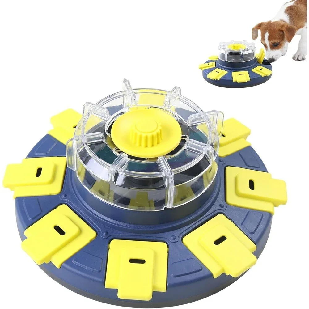 Dog Puzzle Toys, Slow Feeder-Dog Food Treat Feeding Toys, Dispensing Interactive